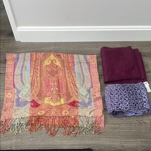 3 Scarf Bundle; 2 Infinity, 1 Traditional